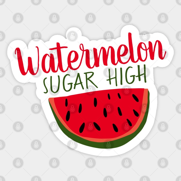 watermelon sugar red melon harry styles Sticker by yinon-h